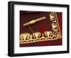 Close-Up of Gold Work Embroidery, Bokhara, Uzbekistan, Central Asia-Occidor Ltd-Framed Photographic Print