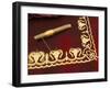 Close-Up of Gold Work Embroidery, Bokhara, Uzbekistan, Central Asia-Occidor Ltd-Framed Photographic Print