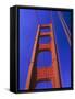 Close-up of Golden Gate Bridge, San Francisco, CA-Walter Bibikow-Framed Stretched Canvas