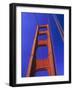 Close-up of Golden Gate Bridge, San Francisco, CA-Walter Bibikow-Framed Photographic Print