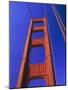 Close-up of Golden Gate Bridge, San Francisco, CA-Walter Bibikow-Mounted Photographic Print