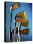 Close-up of Golf Clubs-null-Stretched Canvas