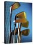 Close-up of Golf Clubs-null-Stretched Canvas