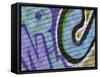 Close-up of Graffiti-null-Framed Stretched Canvas