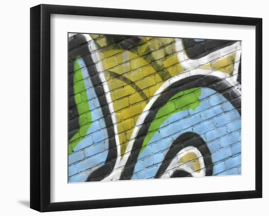 Close-up of Graffiti-null-Framed Photographic Print