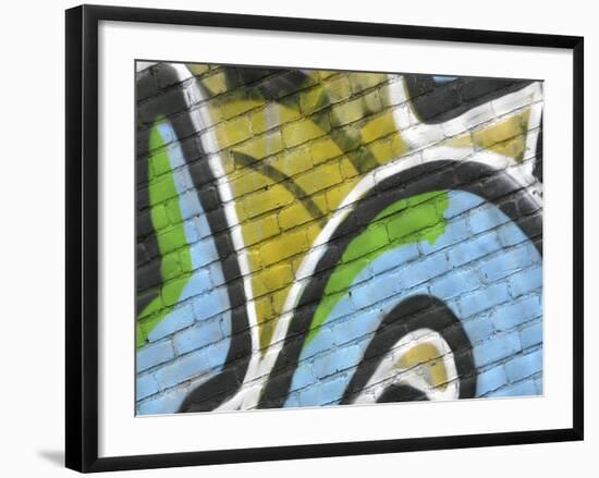 Close-up of Graffiti-null-Framed Photographic Print