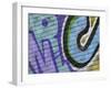 Close-up of Graffiti-null-Framed Photographic Print