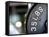 Close-Up of Gym Weightlifting Equipment-Matt Freedman-Framed Stretched Canvas