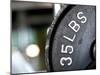 Close-Up of Gym Weightlifting Equipment-Matt Freedman-Mounted Premium Photographic Print