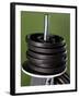 Close-Up of Gym Weightlifting Equipment-Matt Freedman-Framed Premium Photographic Print