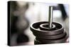 Close-Up of Gym Weightlifting Equipment-Matt Freedman-Stretched Canvas