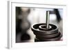 Close-Up of Gym Weightlifting Equipment-Matt Freedman-Framed Photographic Print