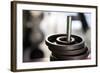 Close-Up of Gym Weightlifting Equipment-Matt Freedman-Framed Photographic Print