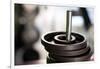 Close-Up of Gym Weightlifting Equipment-Matt Freedman-Framed Photographic Print