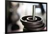 Close-Up of Gym Weightlifting Equipment-Matt Freedman-Framed Photographic Print