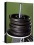 Close-Up of Gym Weightlifting Equipment-Matt Freedman-Stretched Canvas