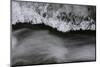 Close-up of ice formation above running water, Wiley Brook, Maine, USA-Panoramic Images-Mounted Photographic Print