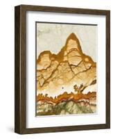 Close-Up of Jasper Stone, Rocky Butte, Oregon, USA-Dennis Kirkland-Framed Photographic Print