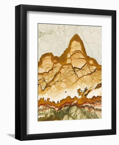 Close-Up of Jasper Stone, Rocky Butte, Oregon, USA-Dennis Kirkland-Framed Photographic Print