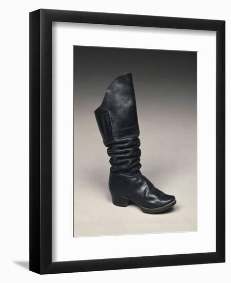 Close Up of Kids' Boot in Use in 1800S-null-Framed Giclee Print