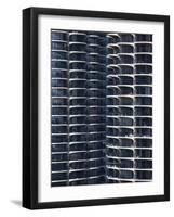 Close-Up of Marina City's Twin Towers, Chicago, Illinois, United States of America, North America-Amanda Hall-Framed Photographic Print