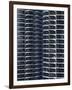 Close-Up of Marina City's Twin Towers, Chicago, Illinois, United States of America, North America-Amanda Hall-Framed Photographic Print