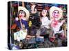 Close-Up of Marionettes for Sale at a Market Stall, Queretaro City, Queretaro State, Mexico-null-Stretched Canvas