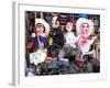 Close-Up of Marionettes for Sale at a Market Stall, Queretaro City, Queretaro State, Mexico-null-Framed Photographic Print