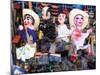 Close-Up of Marionettes for Sale at a Market Stall, Queretaro City, Queretaro State, Mexico-null-Mounted Photographic Print