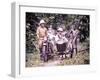 Close-Up Of Missionaries And Friends In Cameroun, Africa-1920s Magic Lantern Slide-Sunny Brook-Framed Art Print