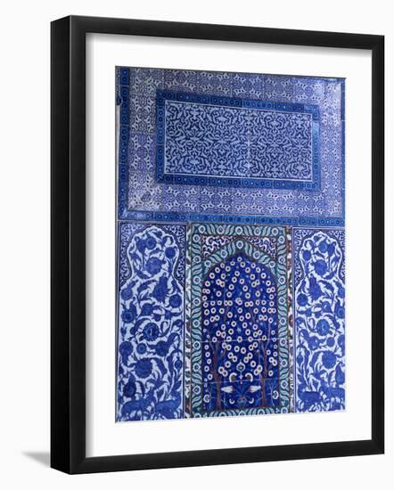 Close-Up of Mosaic, Topkapi Palace, Istanbul, Turkey-R H Productions-Framed Photographic Print