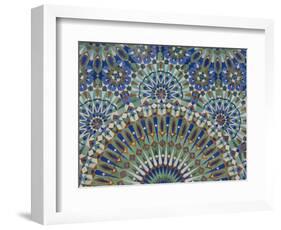 Close-Up of Mosaics in Hassan Ii Mosque, Casablanca, Morocco-Cindy Miller Hopkins-Framed Photographic Print
