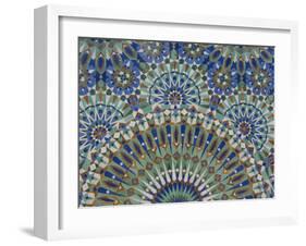 Close-Up of Mosaics in Hassan Ii Mosque, Casablanca, Morocco-Cindy Miller Hopkins-Framed Photographic Print