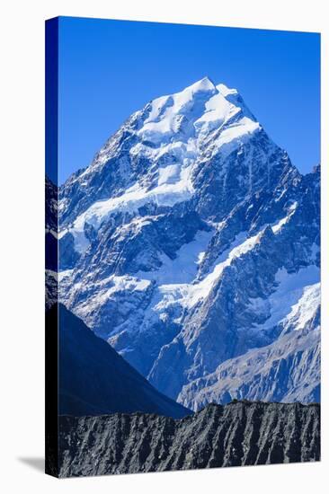 Close Up of Mount Cook-Michael-Stretched Canvas