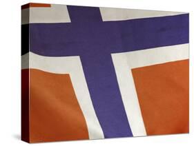 Close-up of Norwegian Flag-null-Stretched Canvas