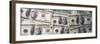 Close-Up of One Hundred Dollar Bills-null-Framed Photographic Print