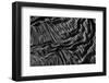 Close-up of pahoehoe lava, Sullivan Bay, Santiago, Galapagos-Krystyna Szulecka-Framed Photographic Print