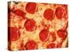 Close-up of Pepperoni Pizza-Mitch Diamond-Stretched Canvas