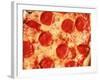 Close-up of Pepperoni Pizza-Mitch Diamond-Framed Photographic Print