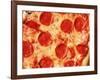 Close-up of Pepperoni Pizza-Mitch Diamond-Framed Photographic Print