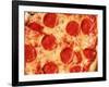 Close-up of Pepperoni Pizza-Mitch Diamond-Framed Photographic Print