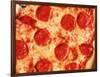 Close-up of Pepperoni Pizza-Mitch Diamond-Framed Photographic Print