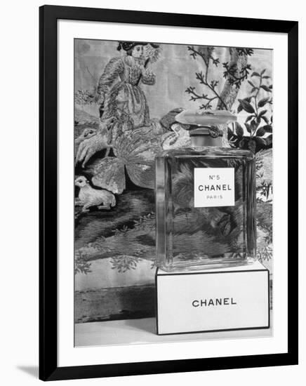 Close Up of Perfume Bottle-Hans Wild-Framed Photographic Print