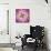 Close up of Pink Flower Quad-Tom Quartermaine-Mounted Giclee Print displayed on a wall