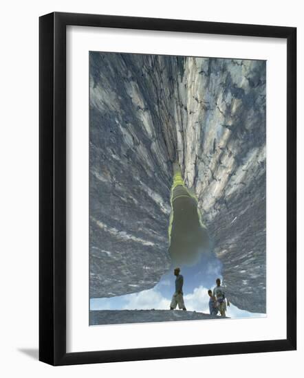 Close-Up of Pitch at the World's Largest Natural Pitch Lake, 90 Meters Deep, Trinidad, West Indies-Harding Robert-Framed Photographic Print