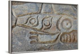 Close-Up of Prehistoric Petroglyph, Wrangell, Alaska, USA-Jaynes Gallery-Framed Photographic Print