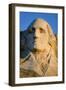 Close-up of President George Washington at Mount Rushmore National Memorial, South Dakota-null-Framed Premium Photographic Print