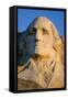 Close-up of President George Washington at Mount Rushmore National Memorial, South Dakota-null-Framed Stretched Canvas