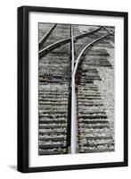 Close Up of Railroad Tracks, Santa Fe, New Mexico, USA-Julien McRoberts-Framed Photographic Print