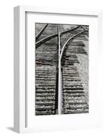 Close Up of Railroad Tracks, Santa Fe, New Mexico, USA-Julien McRoberts-Framed Photographic Print